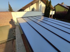 POLLARD selbsttragende Aluminium-Pergola, XXL Große, mit Polycarbonat