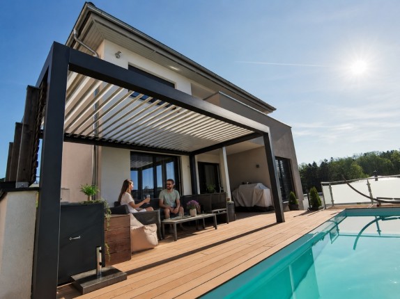 SEESKY bioklimatische selbsttragende Pergola
